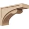 Ekena Millwork 10"W x 30"D x 20"H Classic Viola Rough Cedar Woodgrain TimberThane Corbel, Primed Tan CORUR10X30X20VIORCPR - alternate 1